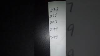 TN Cash 3 Midday predictions for 3-20-2020