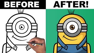 How To Draw Minions - The Easy Way