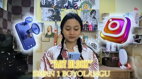 ARTBLOCK || SMKN 1 BOYOLANGU || #BRIGHT_2025​ #UBHINUS​#BRIGHT_video_pendek​
