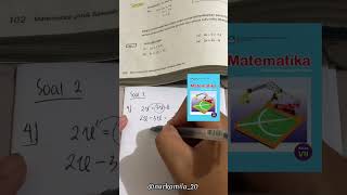 Hal 102 Soal 2 No 4 Buku matematika kelas 7 kurikulum Merdeka #kurikulummerdeka #math #kelas7 Hal 102 Soal 2 No 4 Buku matematika kelas 7 kurikulum Merdeka #kurikulummerdeka #math #kelas7