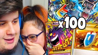 SFIDO LA MIA RAGAZZA CON 100 BUSTINE POKEMON - Spacchettamento Pokémon GCC Online #06 SFIDO LA MIA RAGAZZA CON 100 BUSTINE POKEMON - Spacchettamento Pokémon GCC Online #06