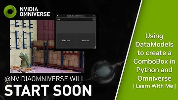 Using DataModels to Create a ComboBox in Python and Omniverse | Learn With Me
