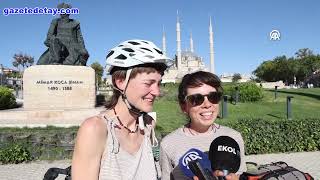 İsviçreden Yola Çıkan Bisikletli Gezginler Türkiye Etabını Bitirdi
