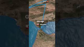 "Russia (European Part), Andorra, Portugal, Spain & Gibraltar Map | Europe Country Borders Explained