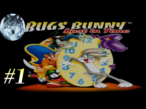 Bugs Bunny: Lost in Time (PS1). Part 1/2. 100%. Игры 90-х. Longplay.