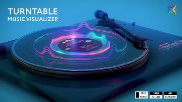 Turntable Music Visualizer ★ After Effects Template ★ AE Templates