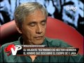 Héctor Herrera: "Víctor Jara tenía una ráfaga de balas"