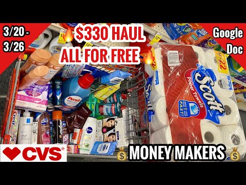 CVS Free & Cheap Couponing Deals & Haul For This Week | 3/20 – 3/26 | $330 FOR FREE + PROFIT 🙌🏽