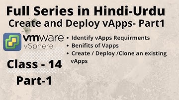 VMware vApp Explained | VMware vApp vs VM | How to Create vApp in Hindi | Urdu |VMware vSphere 7.0