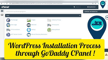 WordPress Theme Installation Process on GoDaddy Web Hosting CPanel in Hindi| WordPress Website Setup