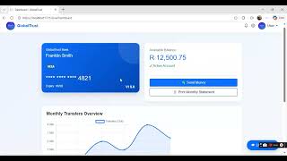 Frontend of my school project (Banking Management System I built at school). Asp.net core Mvc