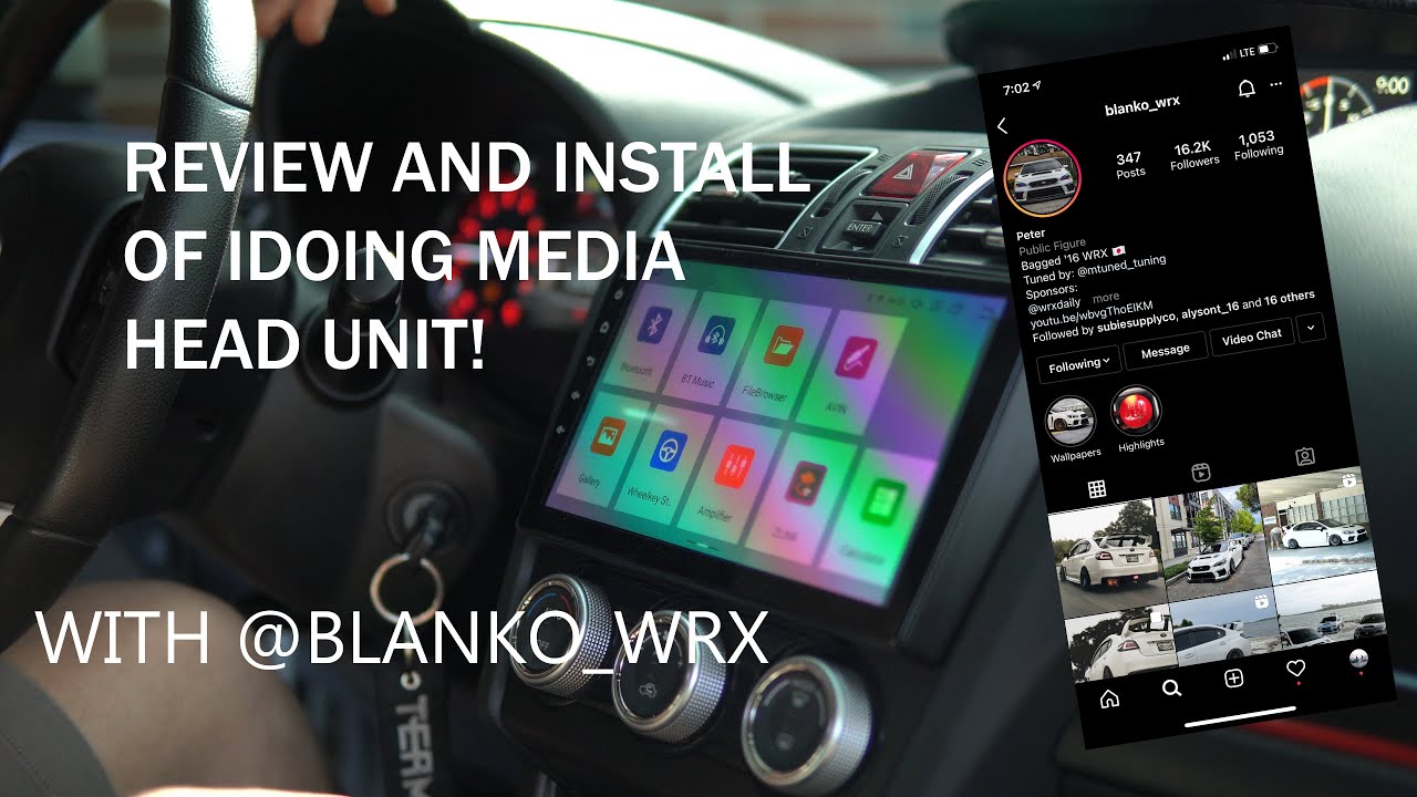 15+ WRX IDOING HEAD UNIT INSTALL AND REVIEW YouTube