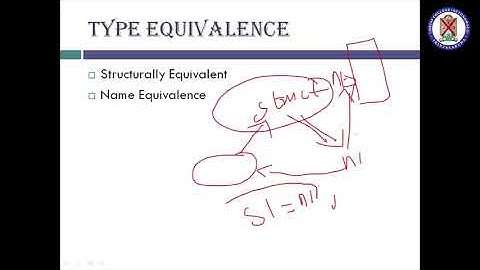 How compiler perform type equivalance|Principles of compilers|Type equivalence