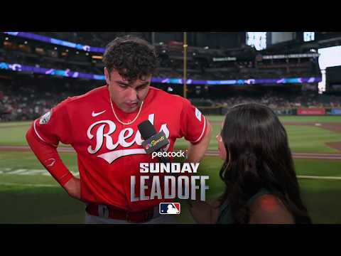 Reds' Sal Stewart reveals what has fueled breakout rookie year | MLB Sunday Leadoff | MLB on NBC