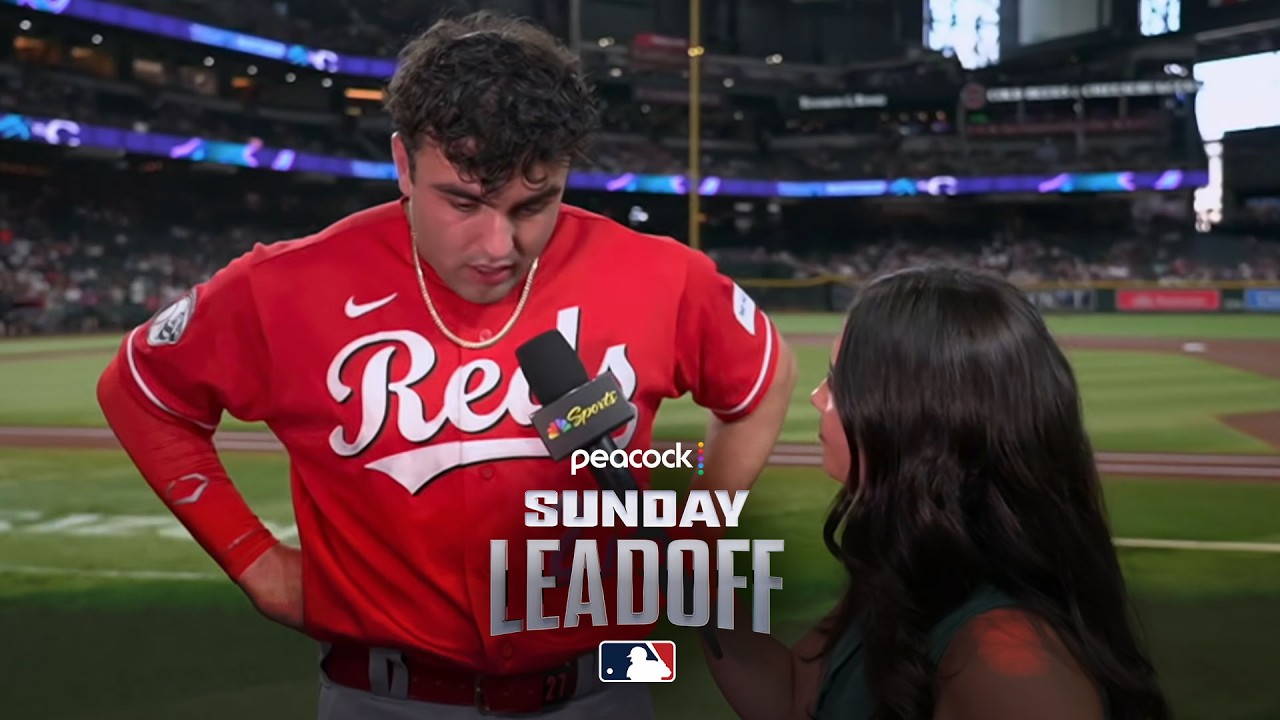 Reds' Sal Stewart reveals what has fueled breakout rookie year | MLB Sunday Leadoff | MLB on NBC