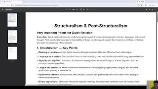 Structuralism & Post-Structuralism | English Literature | RGUKT AP Lecturer, UGC NET & SET Exam
