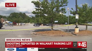 Shooting reported in Walmart parking lot