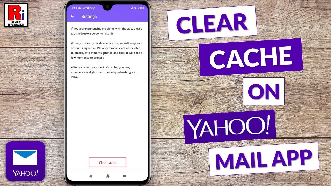 Come cancello la mia cache in Yahoo Mail?