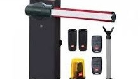 Installation BFT parking Barrier  with loop detector  & Photocell. Model:Giotto BT A 30 U