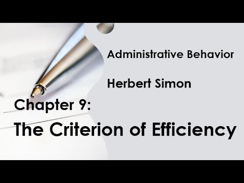 From Profit to Public Good: Herbert Simon';s Take on Organizational Efficiency