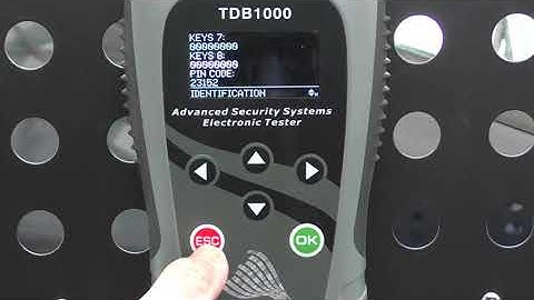 TDB1000 Fiat Punto Key programming