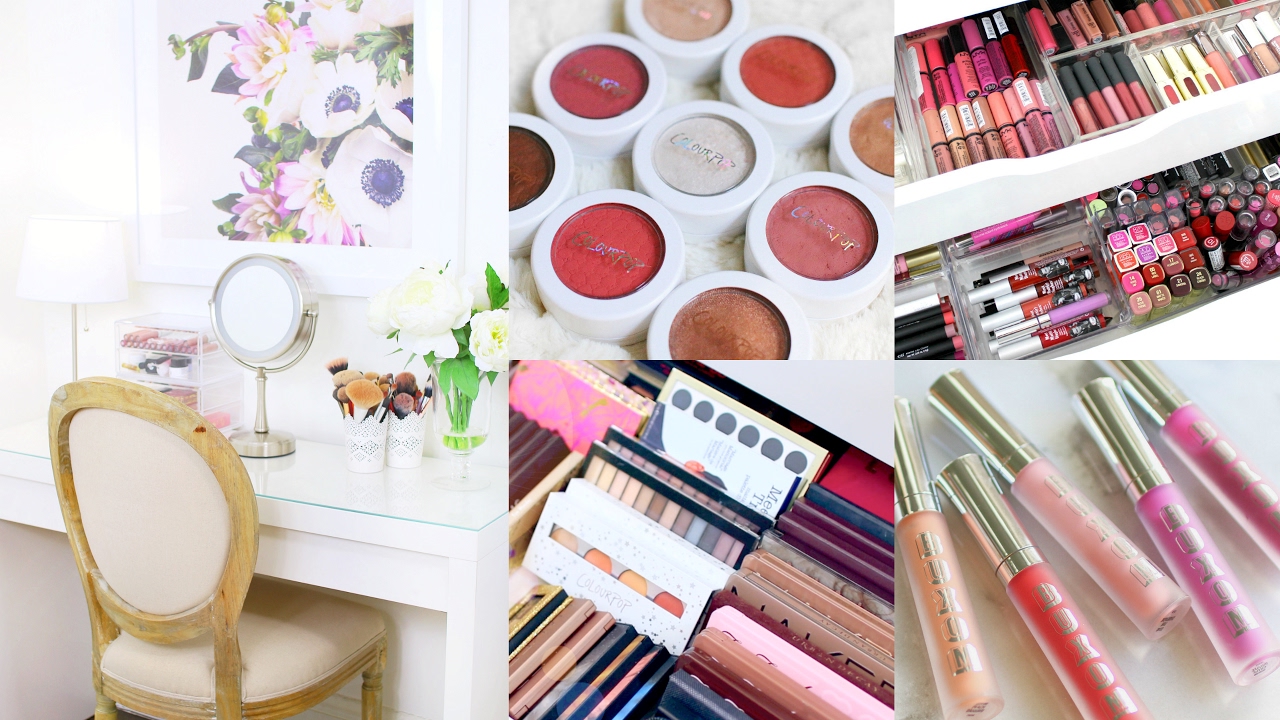 MAKEUP COLLECTION AND STORAGE 2017! Andrea Matillano