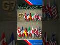 G-7 || what , why and how ?|| REVISION - SSC,CLAT,AILET,CUET | #fact #g7 #viral #likee #likeforlike