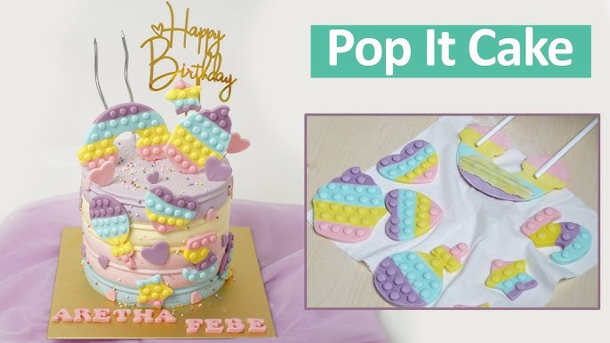 Another Pop-it fidget cake x Money - Crischina's Cakes