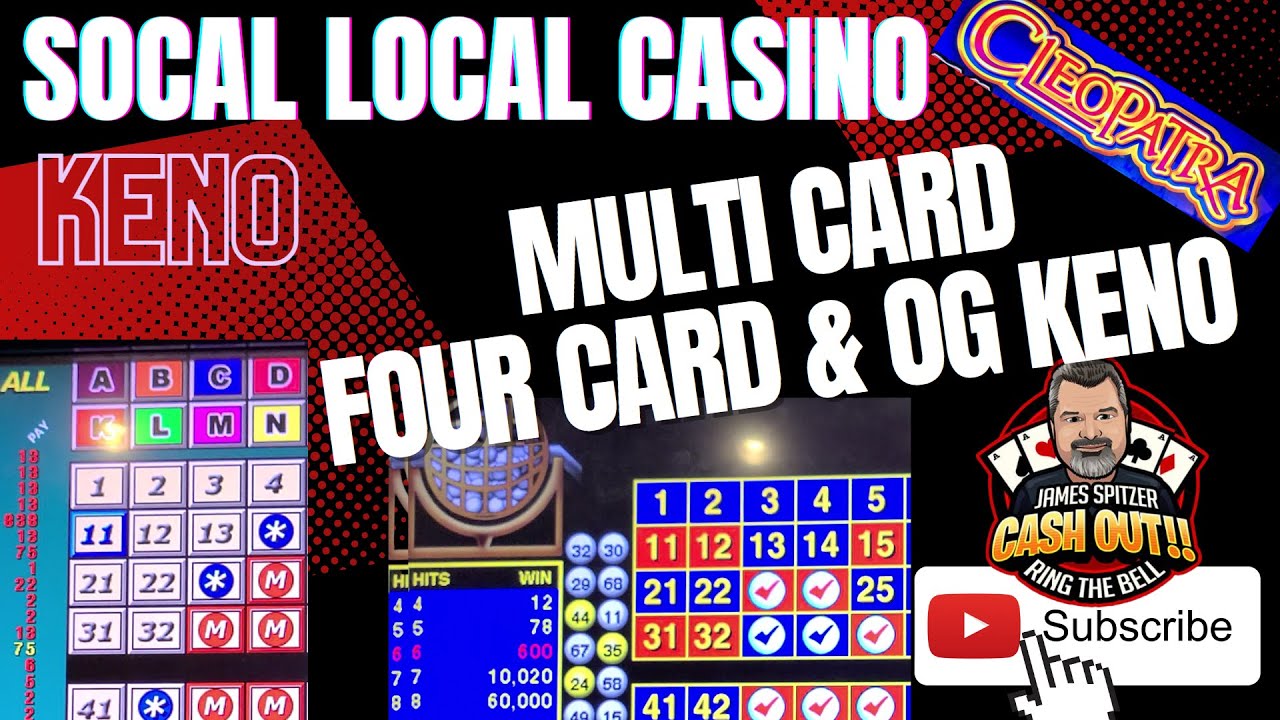 KENO in SOCAL!! CASINO NEAR SAN DIEGO , CALIFORNIA YouTube