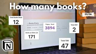 How to Build a Notion Book Stats Tracker: Track Book Stats Easily | Tutorial  [05/06]