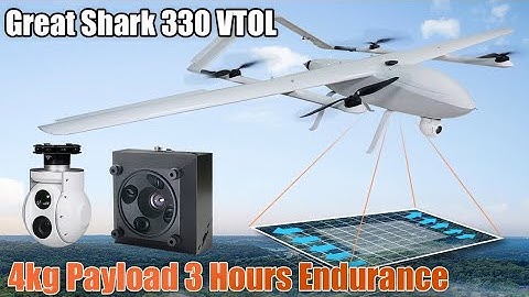 More Payload and Higher Efficiency Mapping VTOL: Great Shark 330