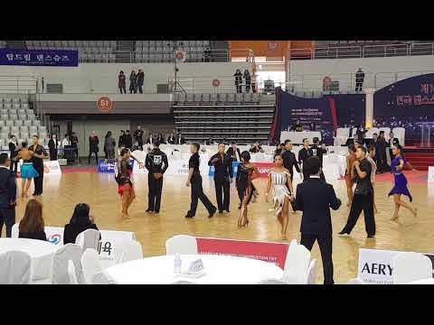 제10회 KPDC 전국 댄스스포츠 선수권대회  아마추어 라틴 1Round heat 2 차차차(chachacha)