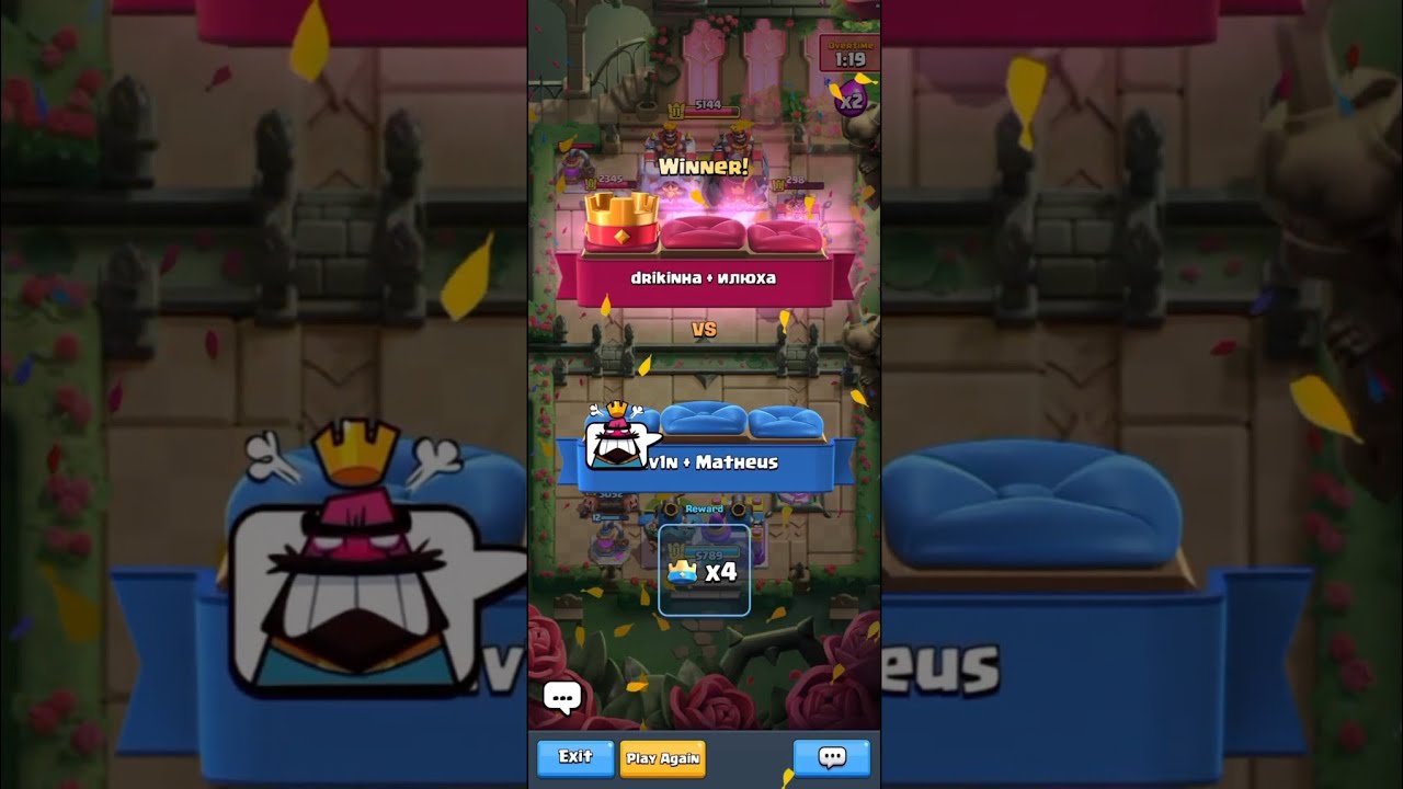 Clash Royale 2 VS 2 1 Hour #4