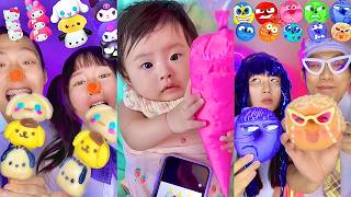 Random Emoji Food Challenge ASMR Compilation! 🥵bubble tea(Part344)