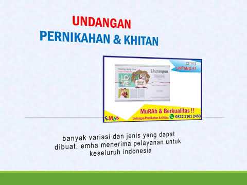 BERKUALITAS WA O822 3161 2453 undangan pernikahan unik Mamuju, Cetak Undangan Nikah, Undangan Khitan