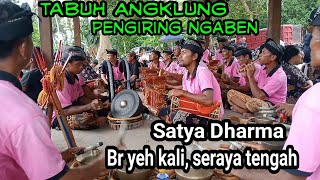 tabuh pengiring ngaben//sekehe angklung,br yeh kali, desa seraya tengah