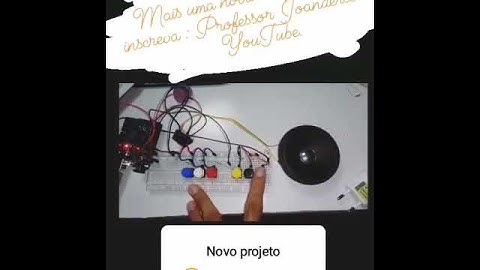 Teclado sonoro de teatro infantil com arduíno/children