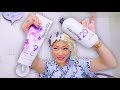 bleaching roots for first time GUY TANG BLEACH 🧤🚿