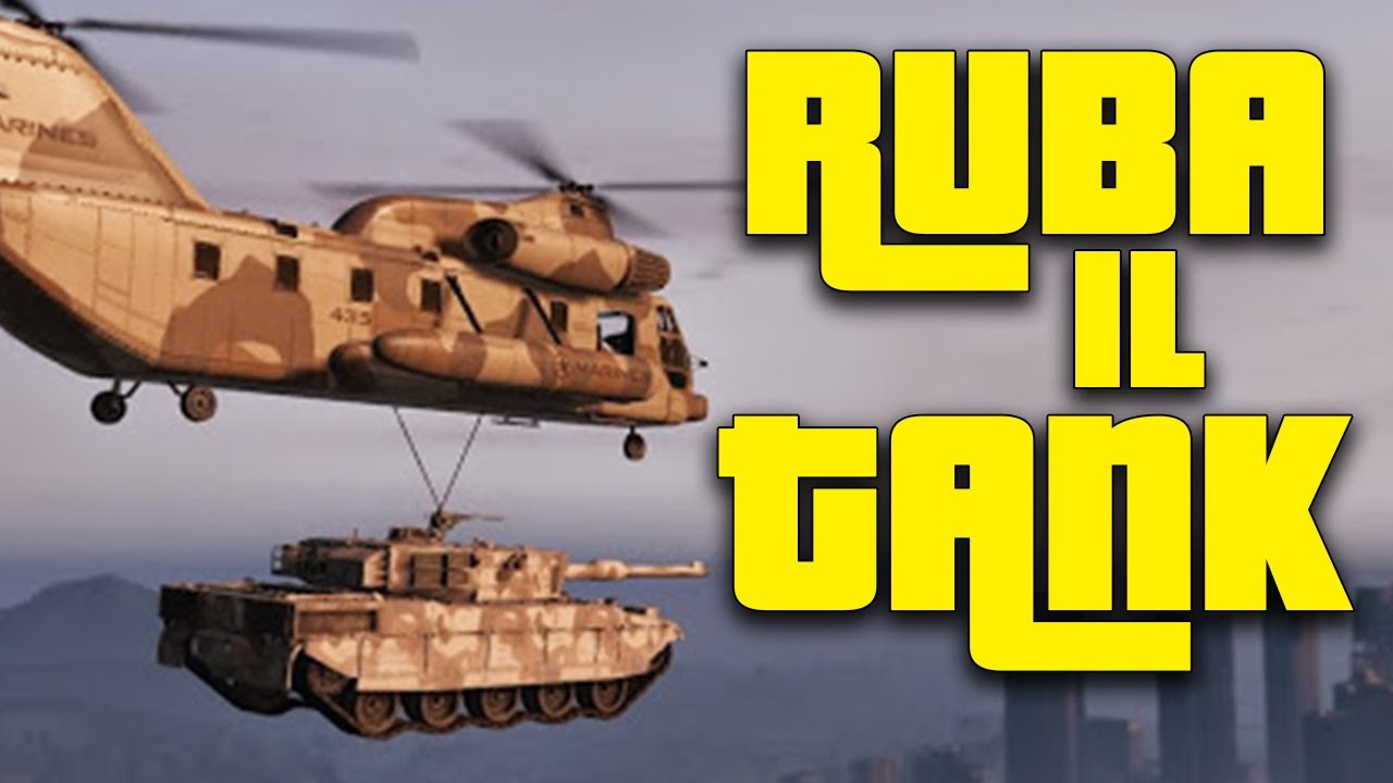 RUBARE UN CARRO ARMATO AI MILITARI! - GTA Online - YouTube