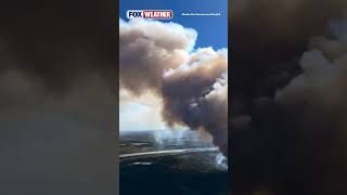 Crews Work To Battle Wildfire in Alaska