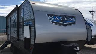 2021 Forest River Salem 22RBS Rear Bath Travel Trailer