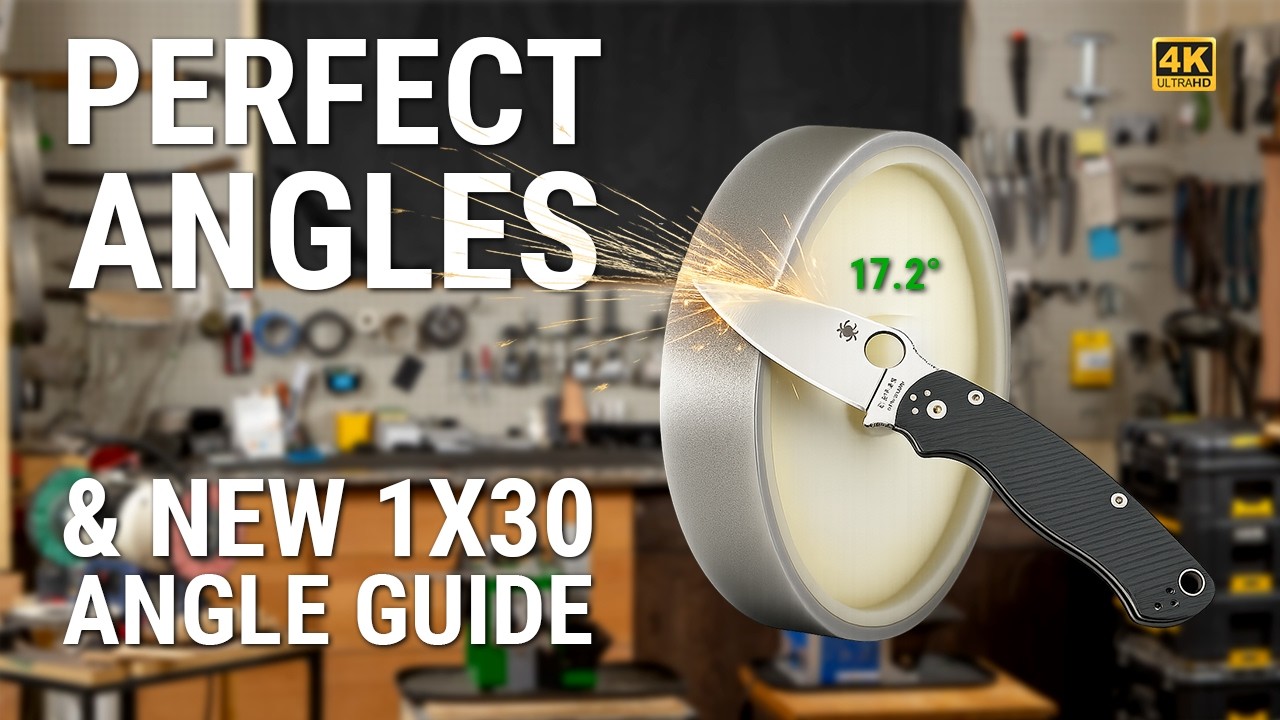 Perfect Tormek Angle and New Angle GUIDE (S45VN Spyderco) [4K]