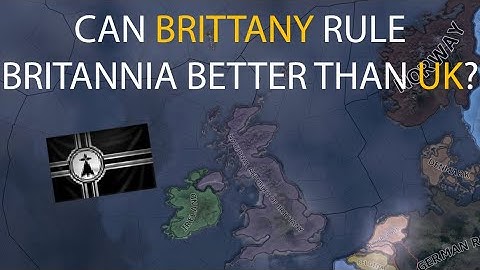 HOI4 Timelapse - What if Brittany controlled all of UK in WW2?