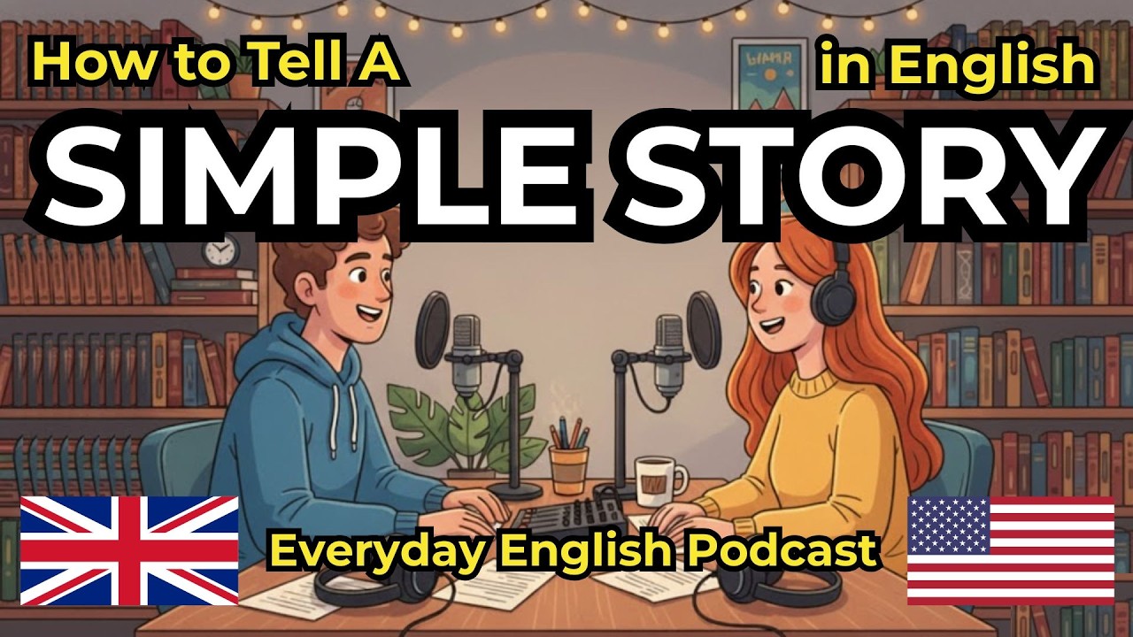 How To Tell A Simple Story in English (Beginning - Middle - End)