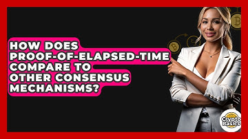 How Does Proof-of-Elapsed-Time Compare To Other Consensus Mechanisms? - CryptoBasics360.com