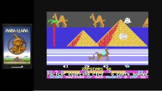 Mama LLama - C64 Gameplay and Commentary by Andrew Fisher.