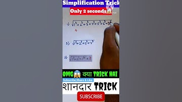 Simplification Tricks😱 || Vedic Tricks || Maths Tricks #shorts #short #shortsvideo #maths