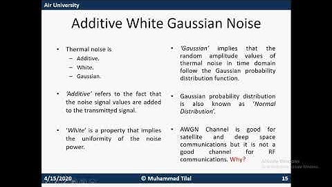 Signal Type & Channel Impairments II Additive White Gaussian Noise (AWGN),ISI,PMF,PDF,CDF II ADC