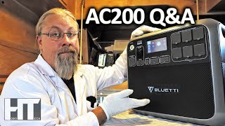 BLUETTI AC200 AC200P Portable Power Station Q&A! Your Questions Answered | 2000w Solar Generator
