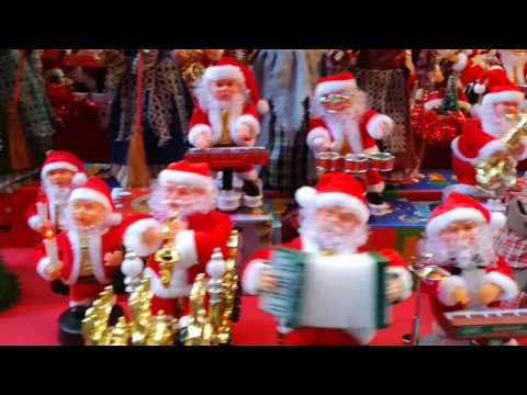 Babbo Natale Zoo 105.Pupazzi Babbo Natale Che Suonano Youtube